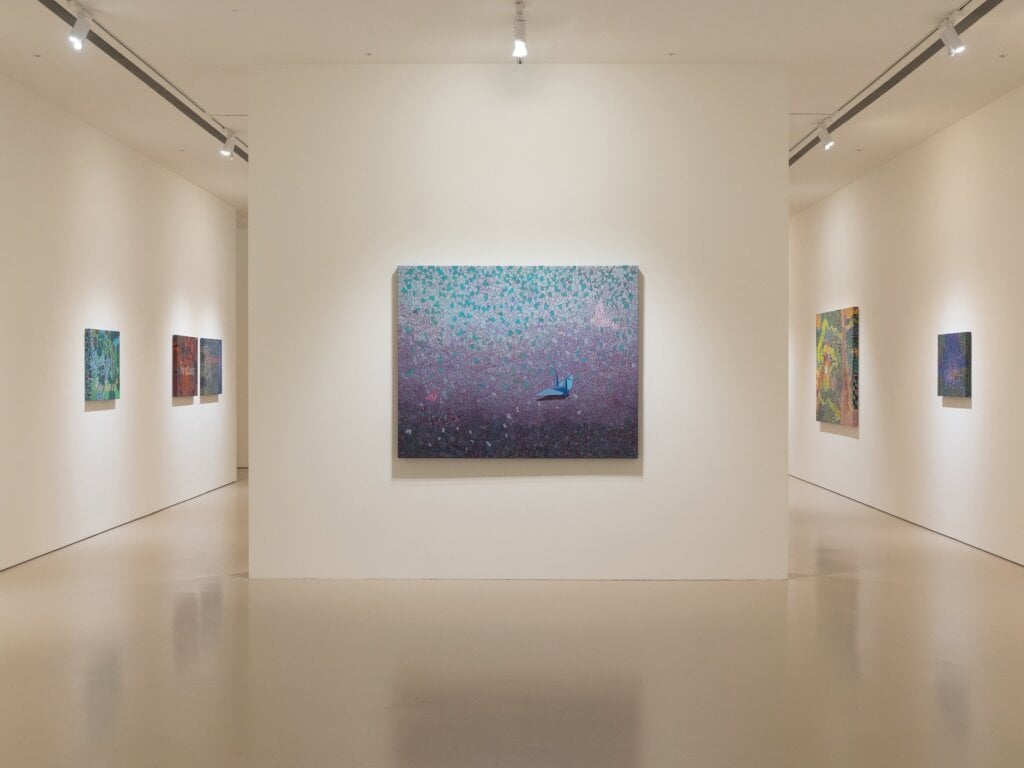 藝術家王玫玲於誠品畫廊舉辦「關鍵字—延續」個展一景。（圖片由誠品畫廊提供）