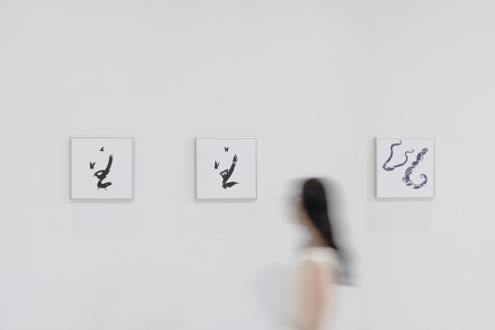 「原住民族藝術特區」展品之一：段沐，《書譜之七》，數位微噴，30×30 cm，2023。（畫廊協會提供）
