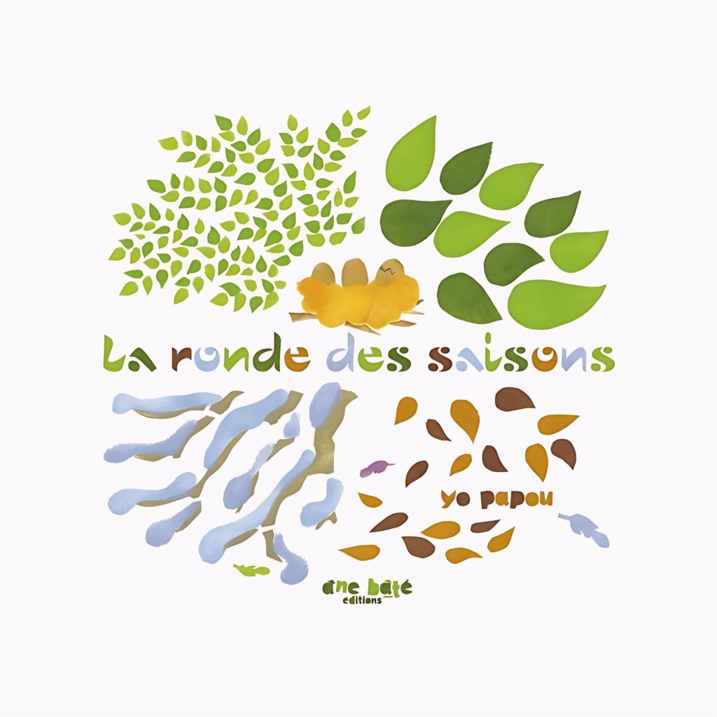獨立出版紙芝居作品《四季轉圈圈》La ronde des saisons