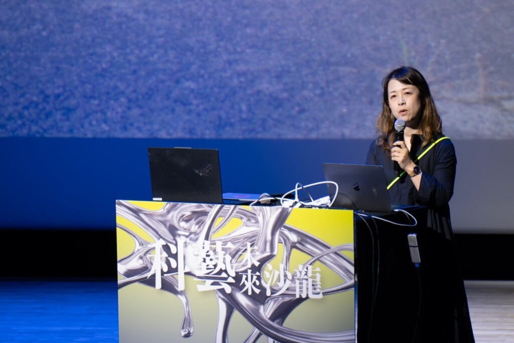 山口媒體藝術中心資深製作人竹下曉子。攝影／王國豪。