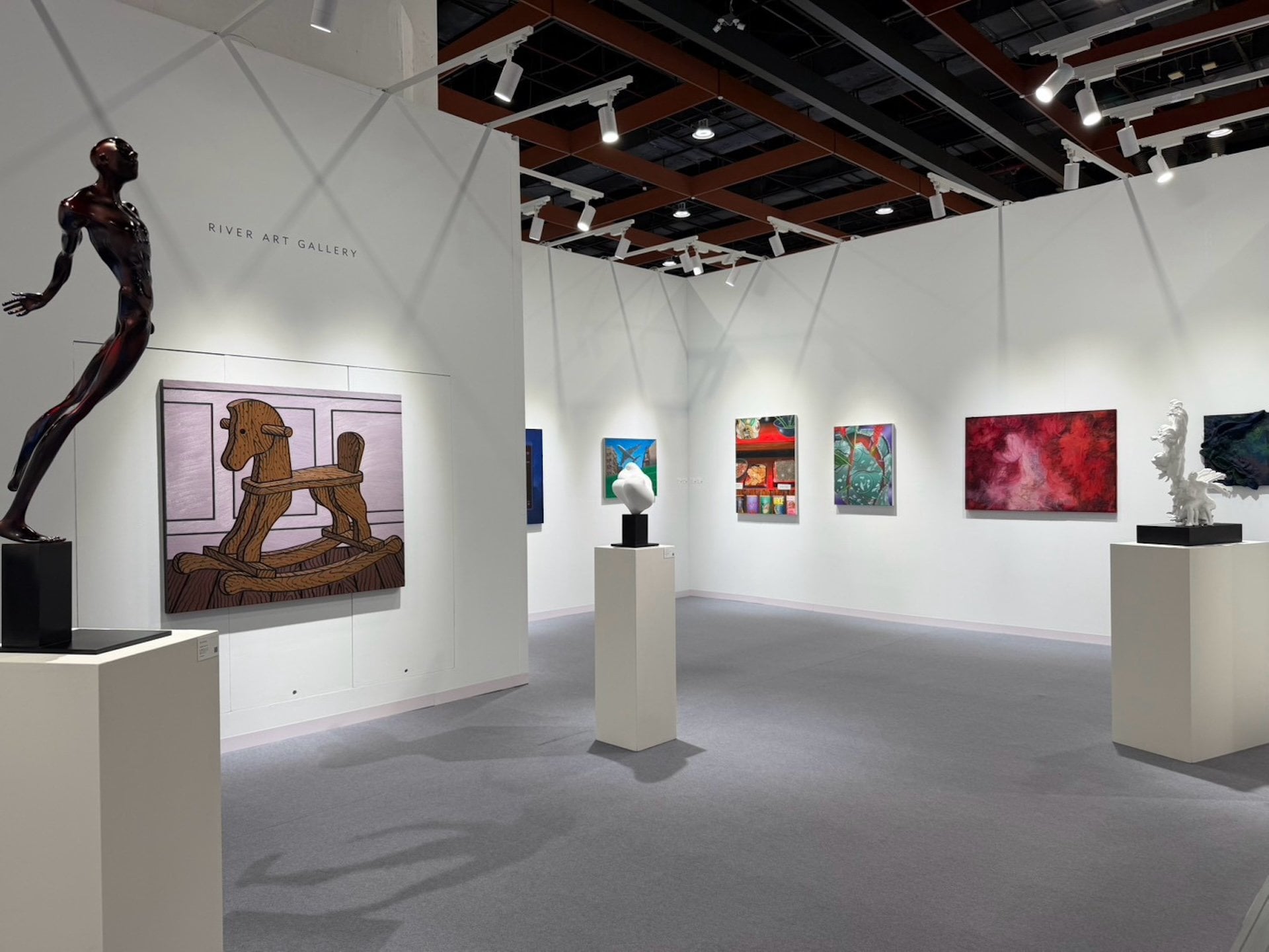 大河美術於2026 ART TAIPEI展區一景。