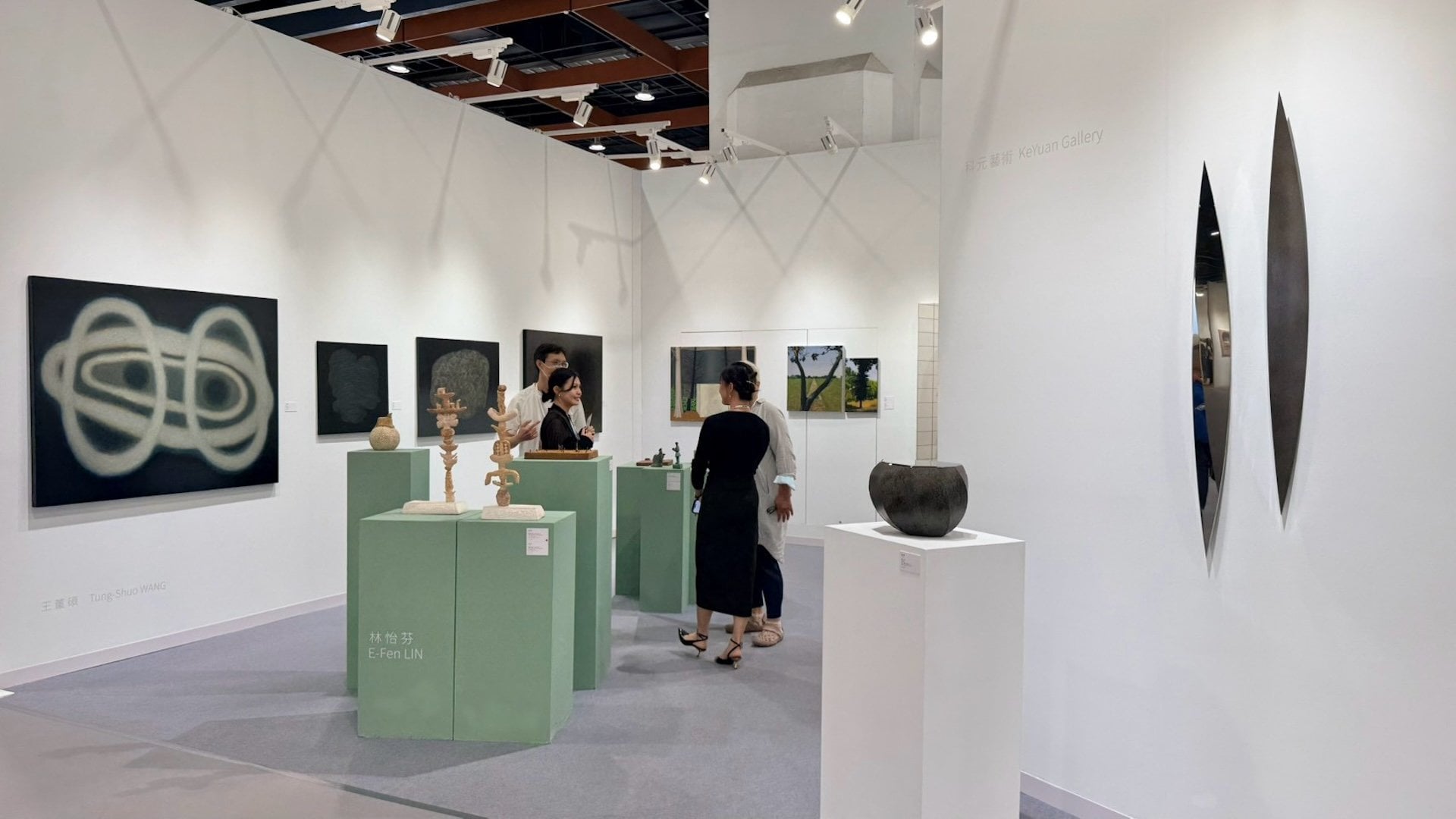 科元藝術展位一景。（本刊資料室）