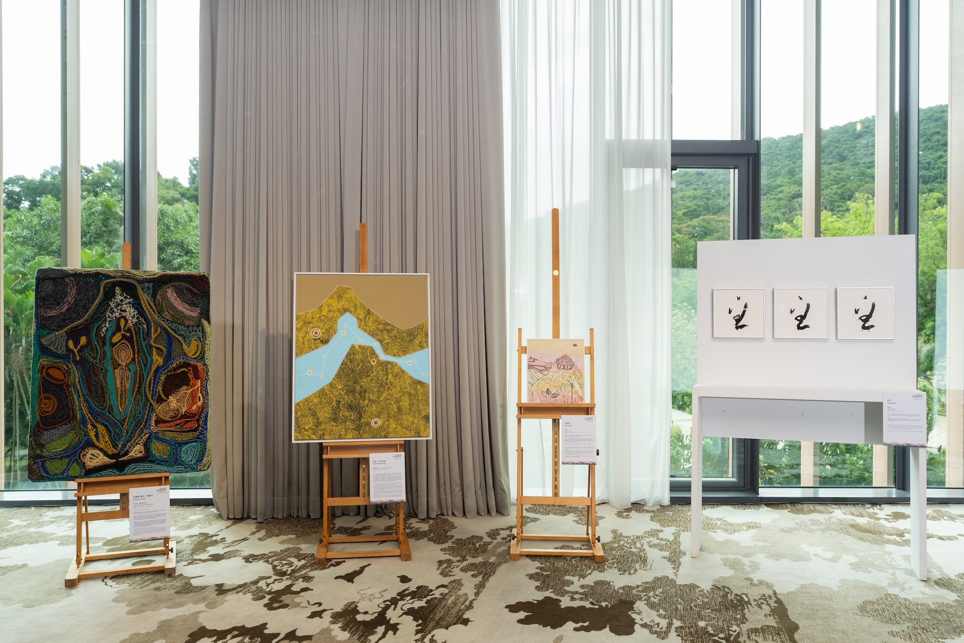 「2026 Made In Taiwan新人推薦特區」暨「原住民族藝術特區」記者會展出一景。（文化部提供）