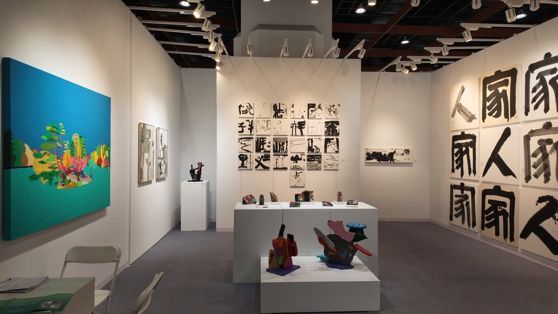 客家委員會特展展位一景。（本刊資料室）