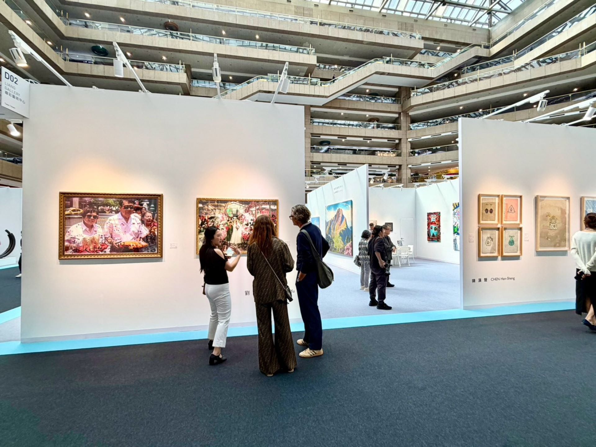 尊彩藝術中心於2026 ART TAIPEI展區一景。