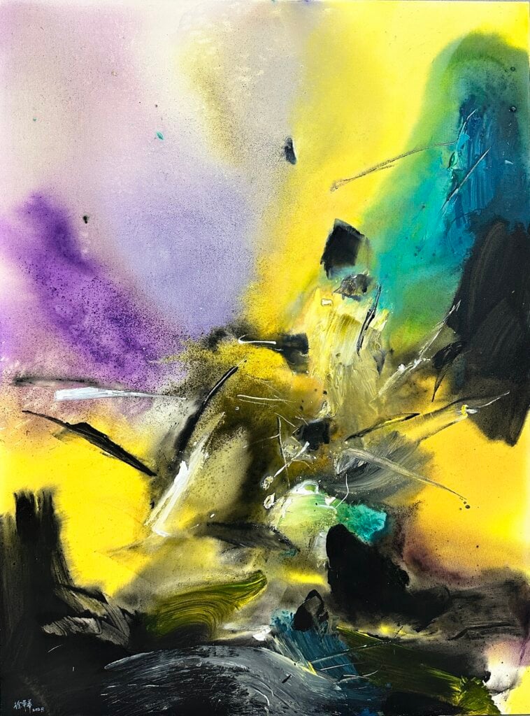 乙皮畫廊_ JessicaPiHua HSU 徐畢華_Inner Light內在之光_mixed media 複合媒材_ 130x97cm _2024