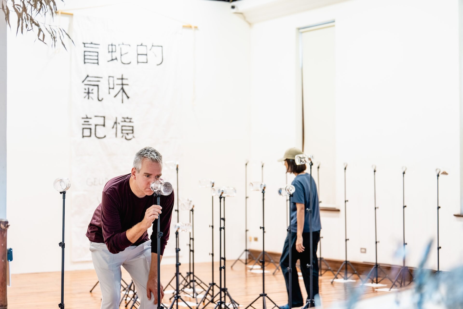 氣味計畫邀請荷蘭藝術家Frank-Bloem以嗅覺感知來觸及曾文溪的複雜脈動。（Mattauw 大地藝術季提供）