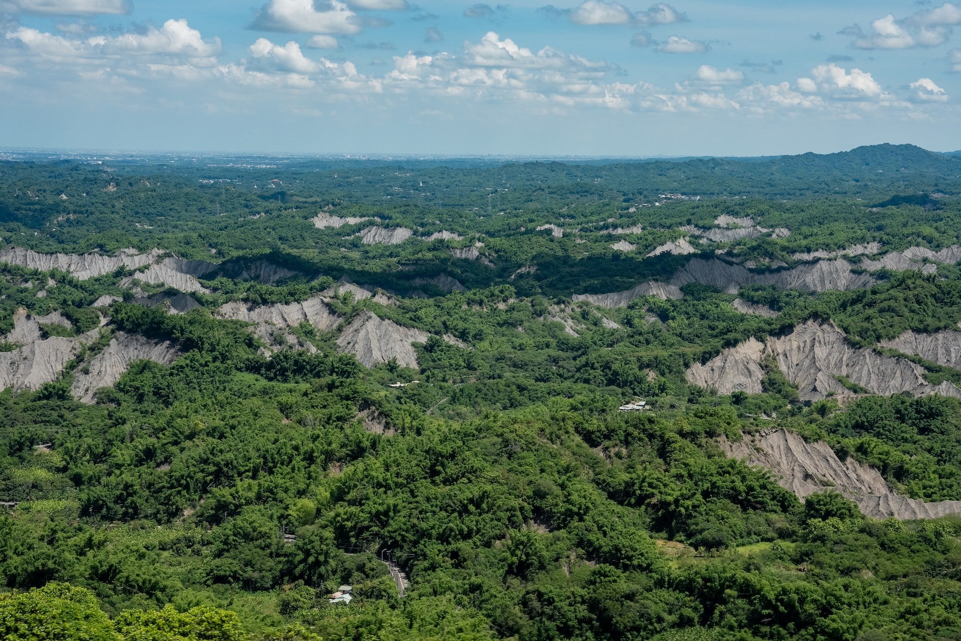 左鎮聚落淺山地景。（Mattauw 大地藝術季提供）